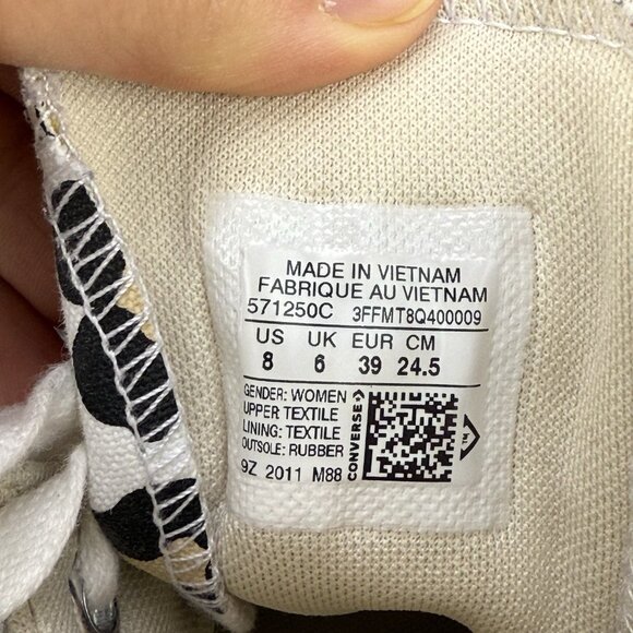 ✅Converse Shoes Women's Size 8 All Star Chuck Taylor Lugged Hi Leopard Sneakers - Picture 2 of 10